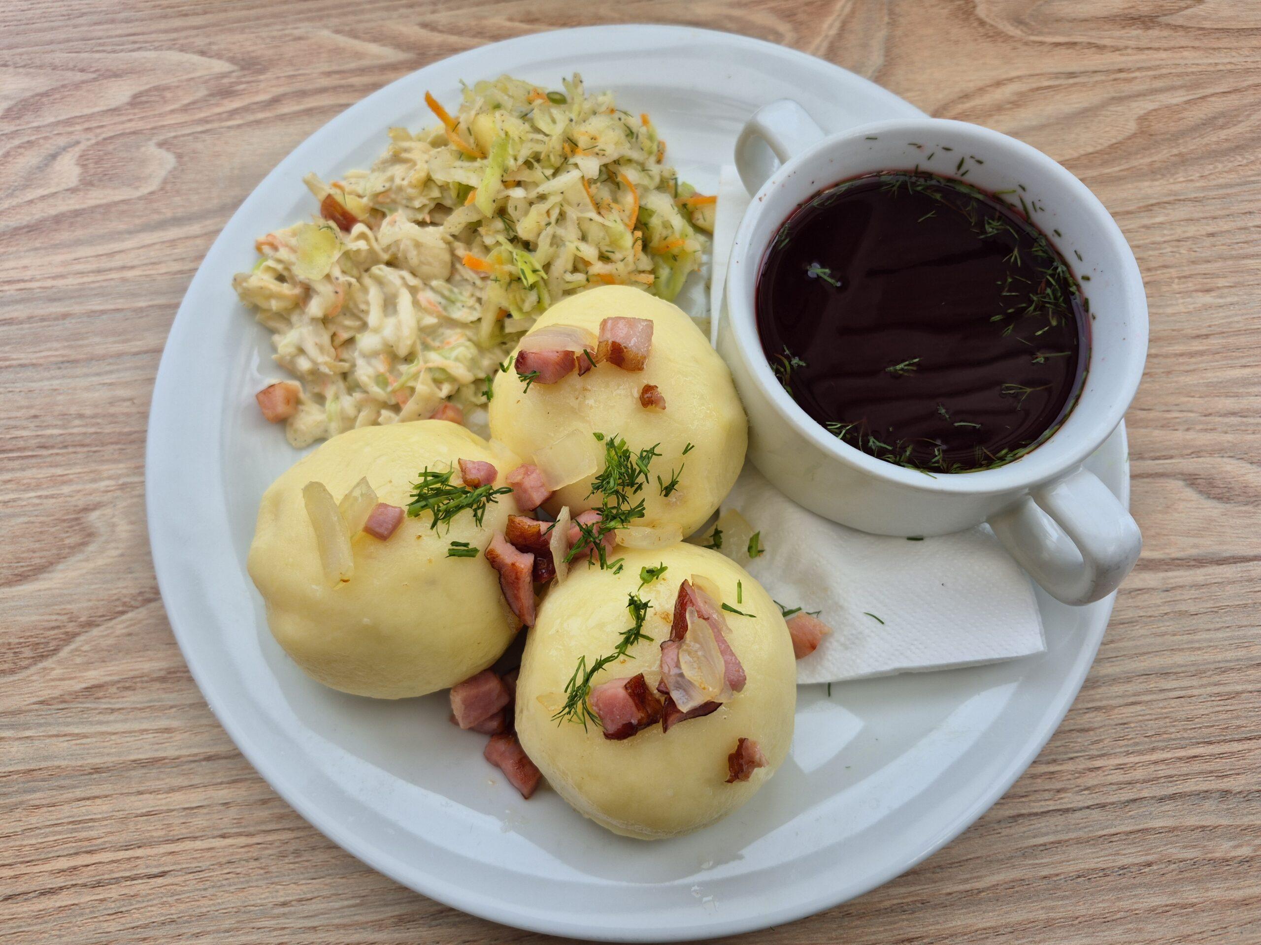 Pork Dumplings with Meat (M,EG,GL-W,S,CE)