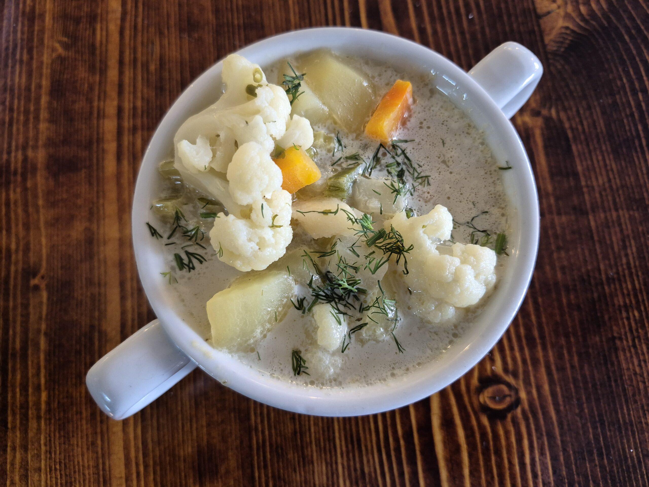 Cauliflower Soup (M,S,CE)