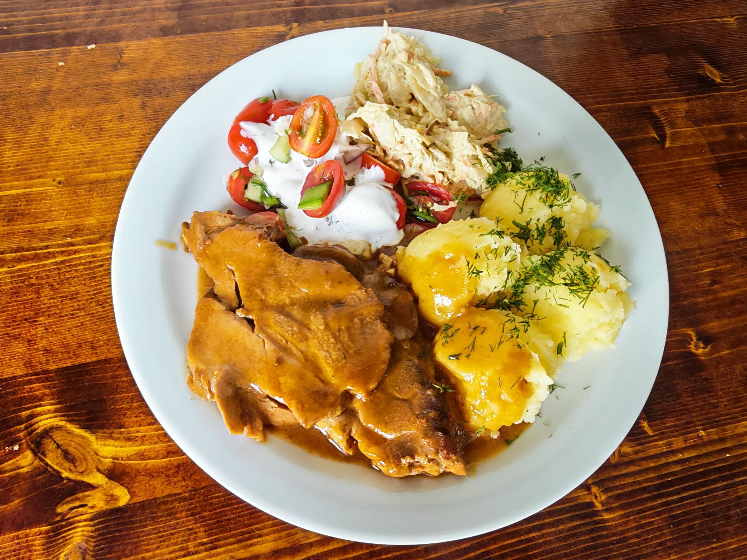 Roasted Pork with Gravy