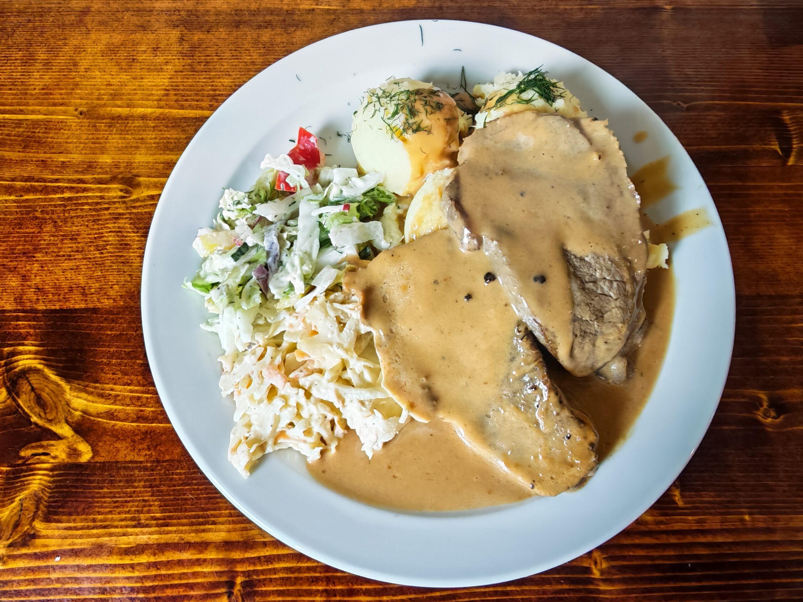 Roasted Beef in Pepper Sauce