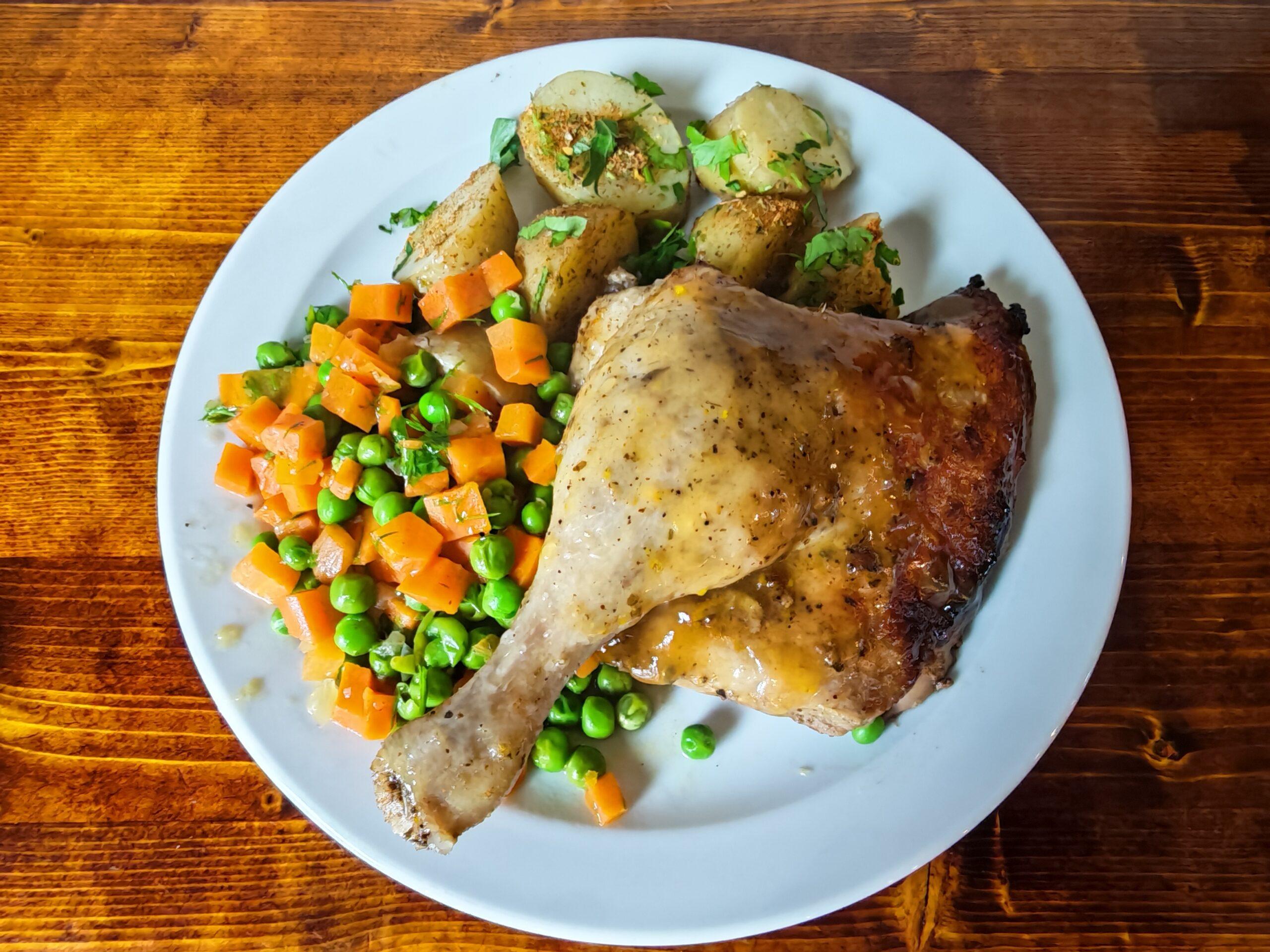 Roasted Duck with Orange Sauce
