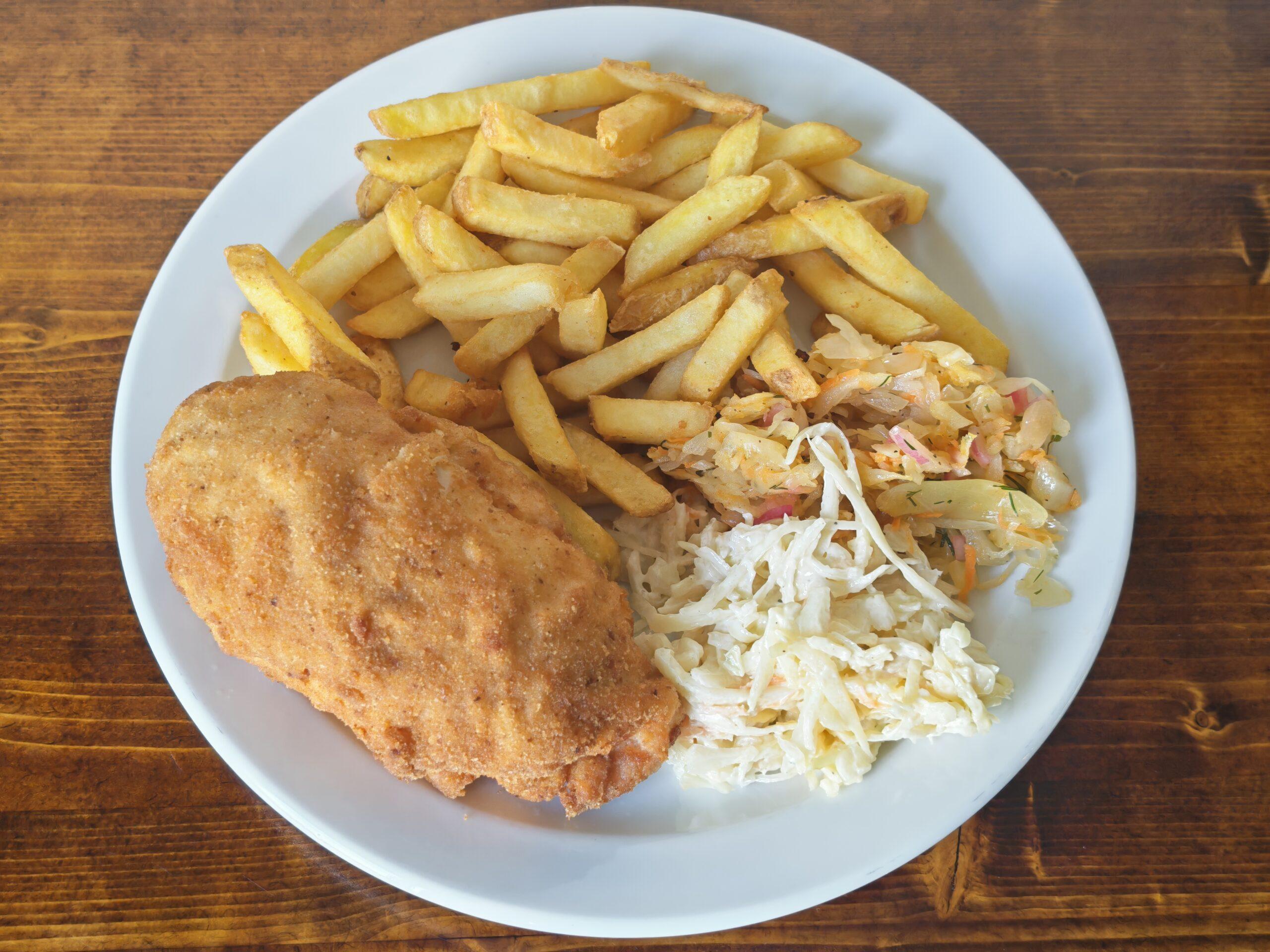 Chicken Devolay with Ham & Cheese (EG, GL-W, M, S)