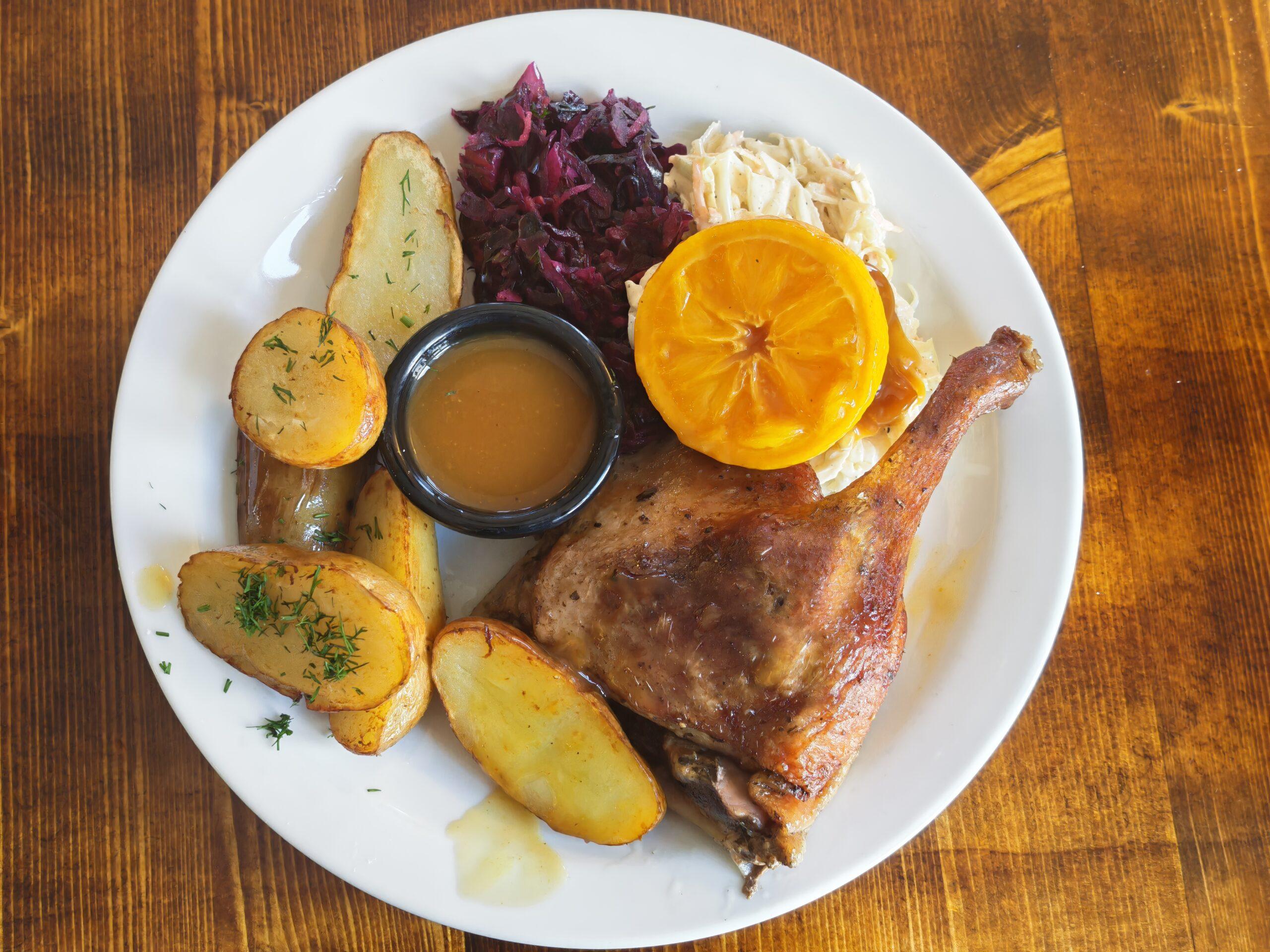 Roasted Duck with Orange Sauce