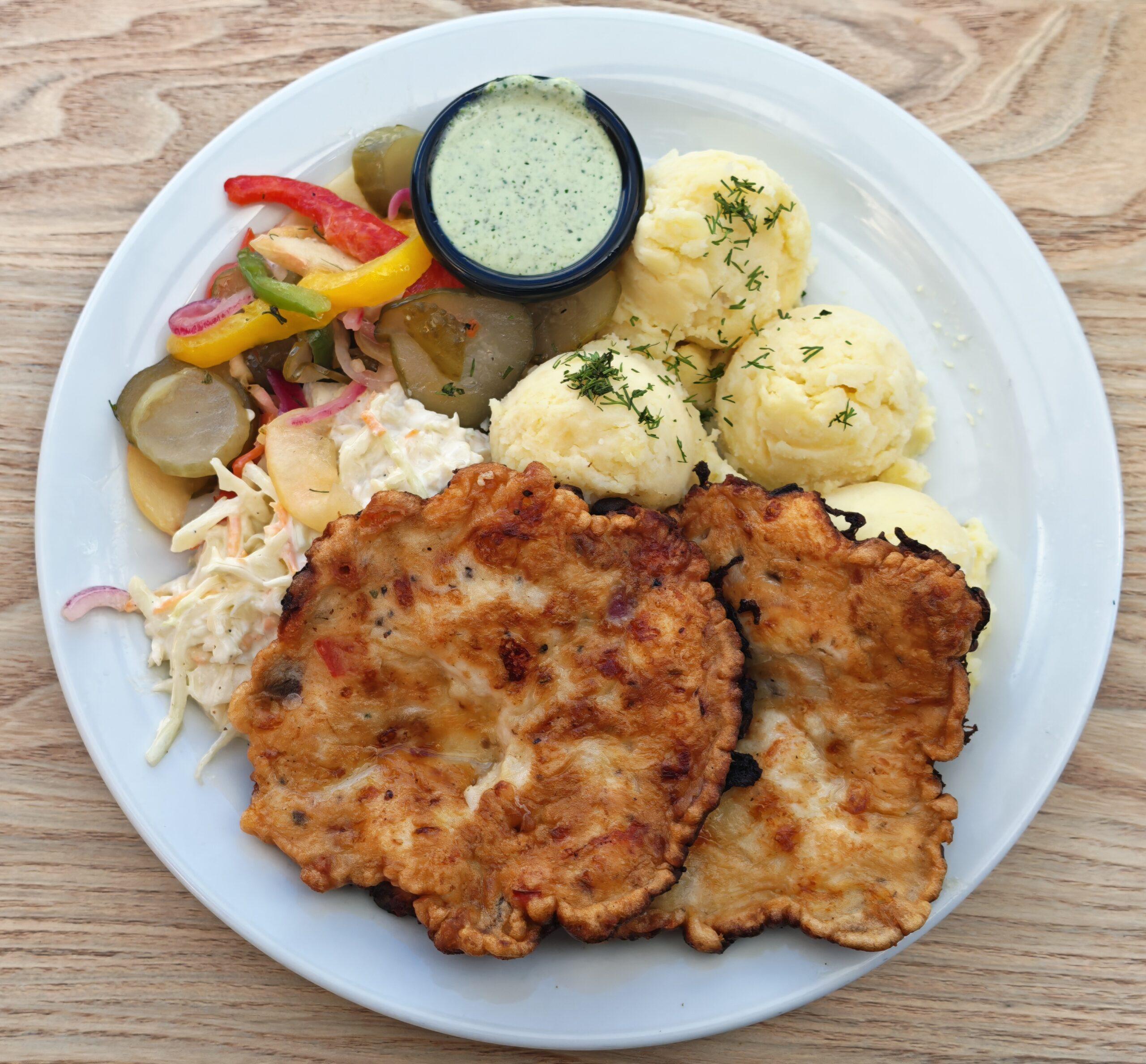 Chicken Cutlets with Veg & Cheese (EG, GL-W, M, S)