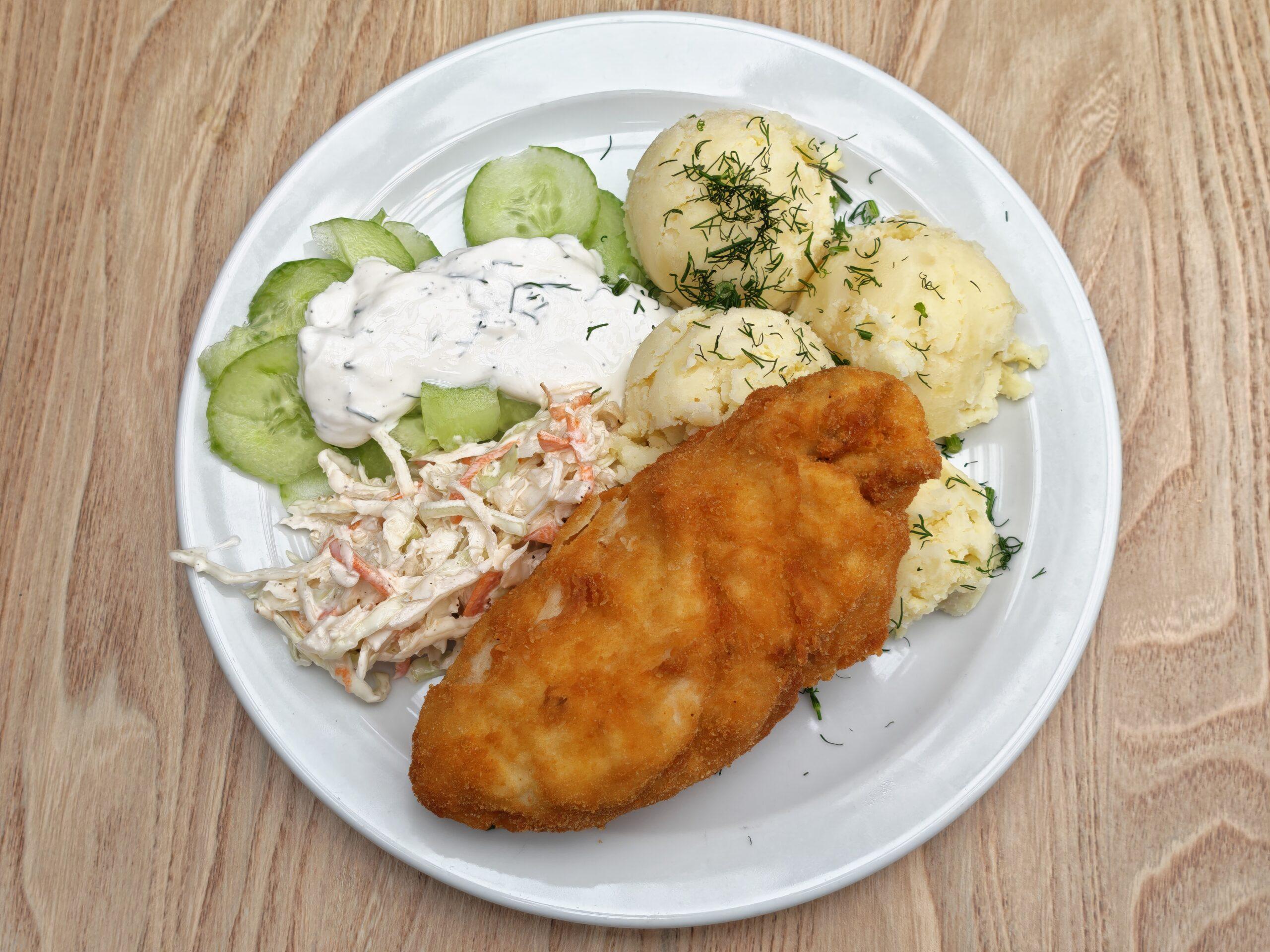 Chicken Devolay with Cheese & Mushroom (EG, GL-W, M, S)