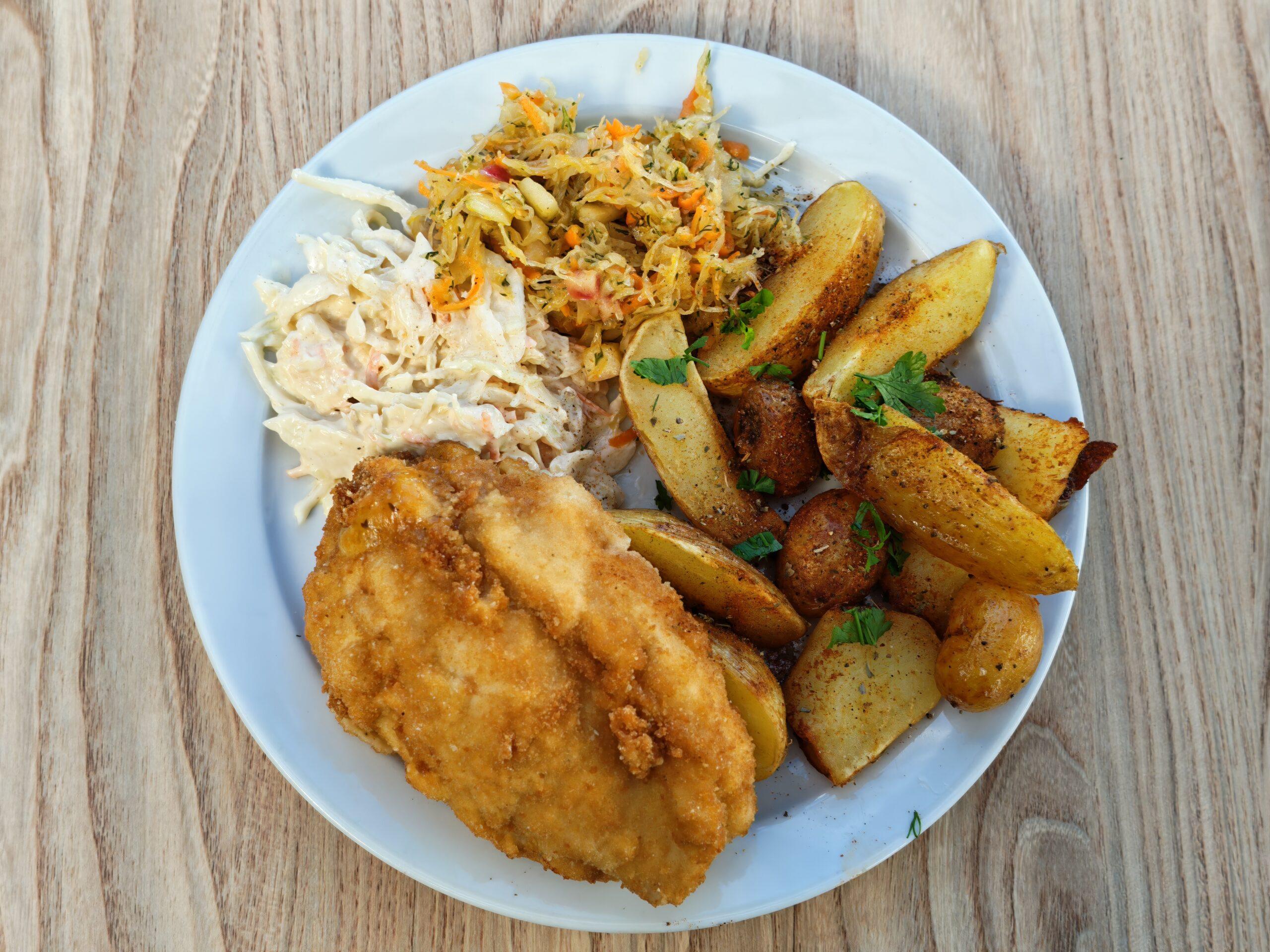 Chicken Devolay with Cheese & Mushroom (EG, GL-W, M, S)